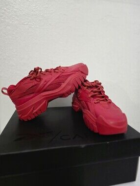 Reebok x Cardi B Club C Cardi V2 Sneakers - Mars Red - Junior Size 5